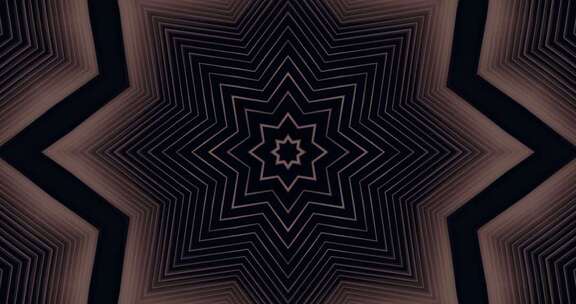 462 4K超清时尚简约黑棕色几何高级万花筒