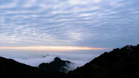 黄山风景区云海延时美景唯美风景视频素材视频素材模板下载