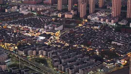 安徽芜湖城市夜景灯光航拍