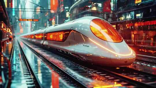 高铁智慧生活科技城市未来城市铁路地铁数据