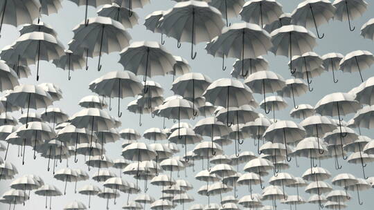 抽象的伞