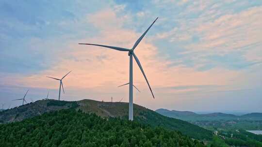 航拍风力发电新质生产力