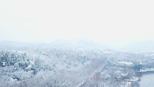 杭州西湖保俶塔雪景宝石山雪景浙江雪景