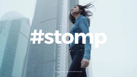 Stomp Opener/清洁排版/活动宣传片/动态幻灯片AE模板