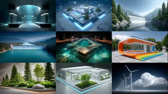 绿色能源驱动未来科技赋能可持续发展高清在线视频素材下载