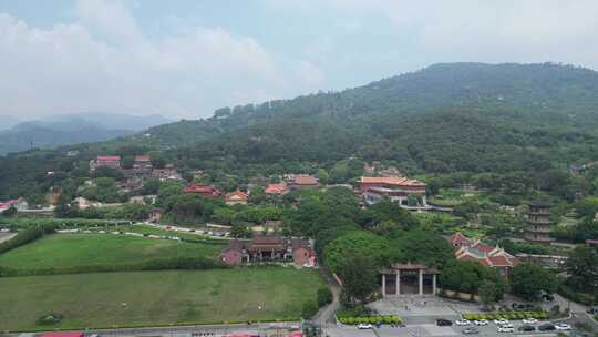 航拍福建莆田南山广化寺