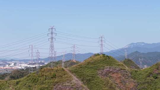 中国基建国家电网特高压传输设施