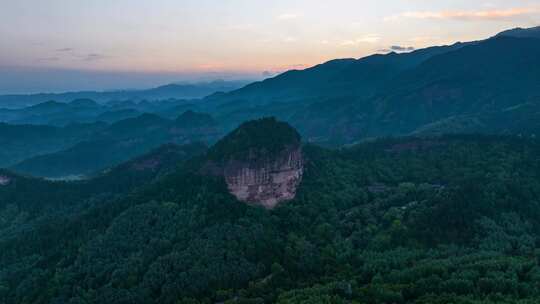 甘肃天水麦积山石窟日出延时