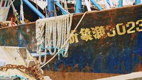 【4k原创】休渔期渔港空镜