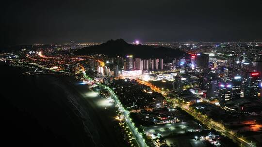 青岛崂山区夜景