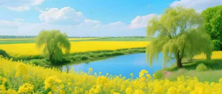 宽屏《在希望的田野上》配乐 根据音乐制作