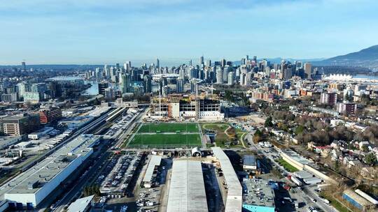 不列颠哥伦比亚省东温哥华市正在建设的新圣