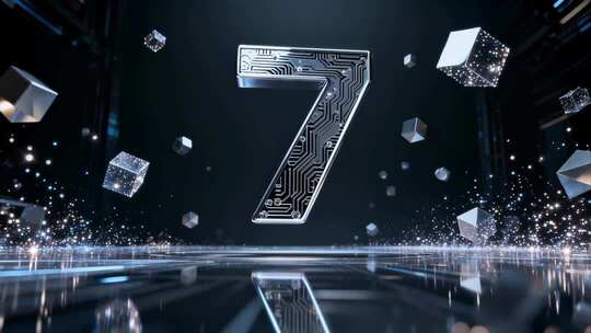金属数字科技感震撼倒计时
