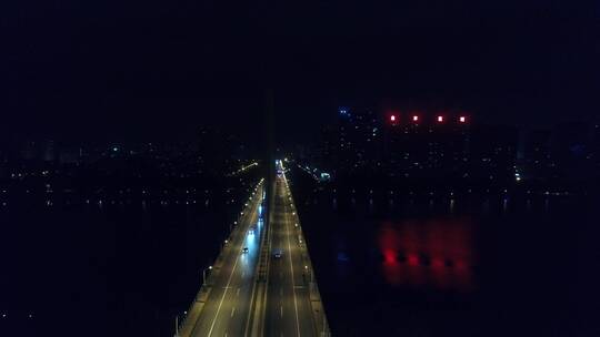 城市夜景 车流大桥 沈阳街景 车流马龙