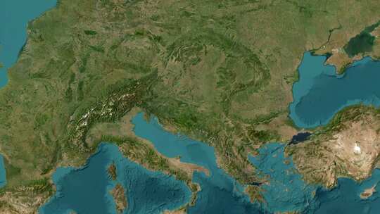 奥德扎克市地图缩放（波斯尼亚和黑塞哥维那