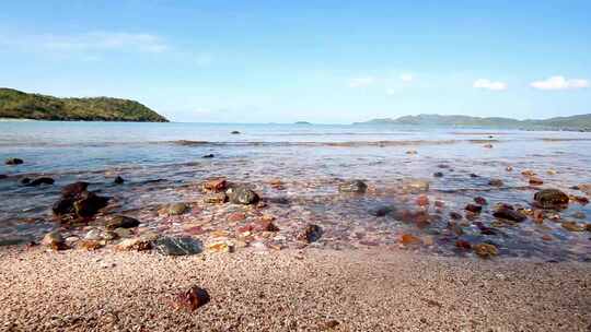 海边浅水区水流延时