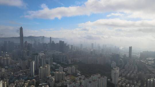 深圳 深圳城市 城市建筑群 高楼大厦 房地产