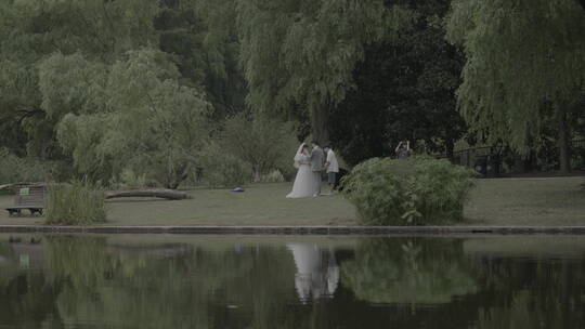 共青森林公园拍婚纱