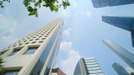现代化一线城市广州地标建筑群高楼大厦合集