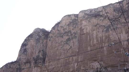 岩石山脉局部景象