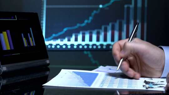 数据指数金融数字股市数字视频素材模板下载