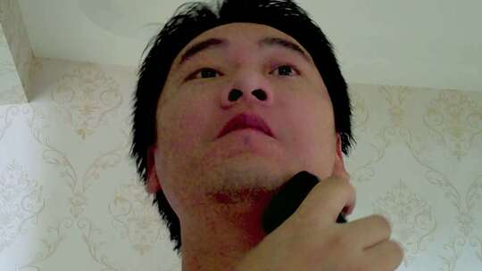 男人 剃须 刮胡子 视频 清洁护理