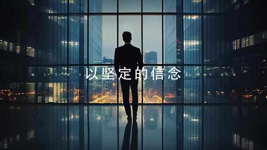 创意回顾混剪展望未来励志开场片头