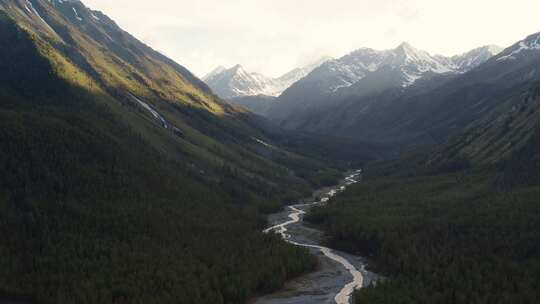 自然风景山川河流湖泊视频素材模板下载