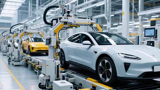 新能源汽车智能制造生产线 自动化生产