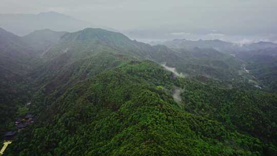 航拍丽水缙云仙都景区自然风光