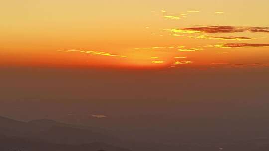南岳衡山祝融峰日出日落