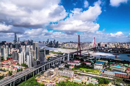 5K杨浦大桥延时风景