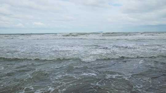 大海海浪海洋浪花波浪海面海水海岸线