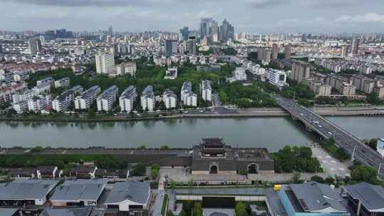 古韵今辉——苏州古城夏季景观（航拍运镜）