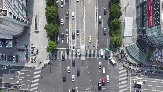 上海杨浦区淞沪路航拍