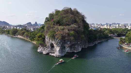 桂林象鼻山航拍