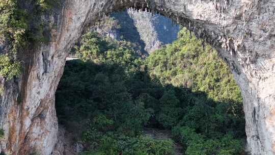 阳朔月亮山景区航拍