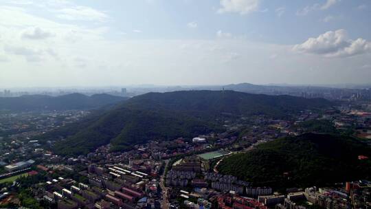 长沙岳麓区岳麓山航拍