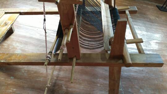 编织土家织锦传统手工技艺土家传统视频素材模板下载
