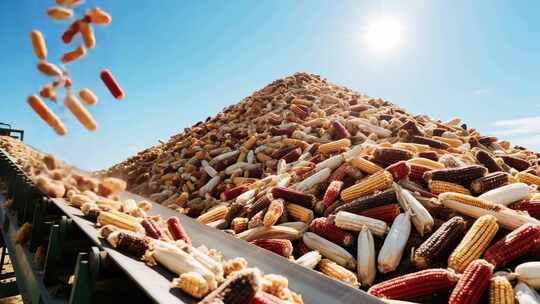 收玉米粮食丰收