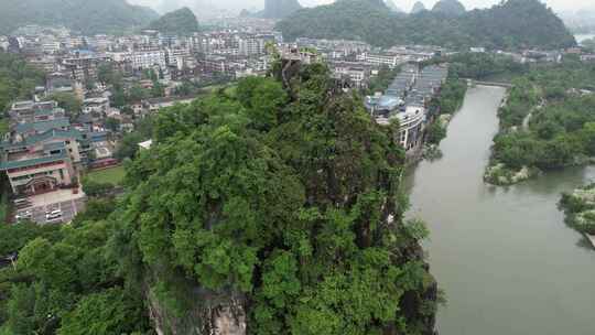 桂林伏波山航拍