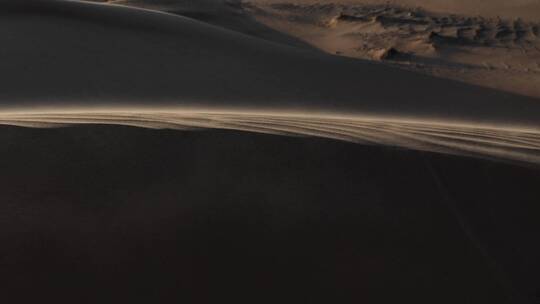 沙漠干燥的沙地