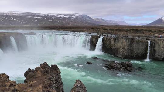 冰岛 瀑布