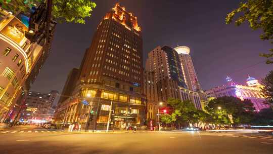 上海南京西路夜景