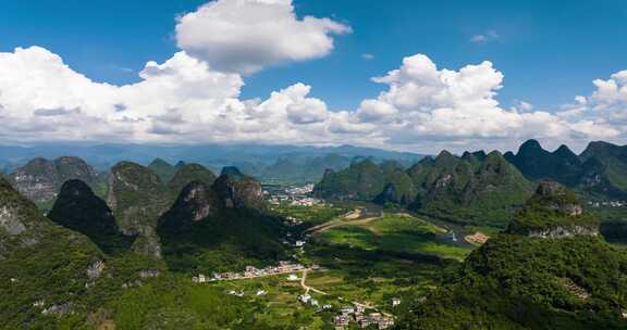 广西 桂林山水 漓江风光 下龙风光 延时