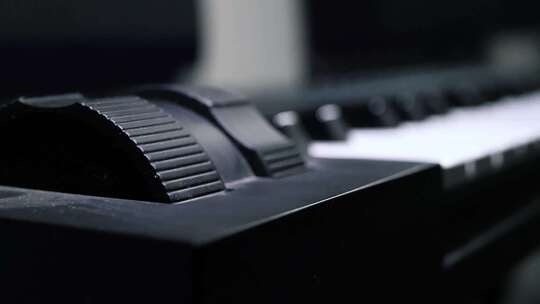 钢琴 旋钮 电子琴 键盘视频素材模板下载
