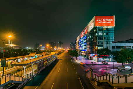 金华义乌 国际商贸城 天桥延时
