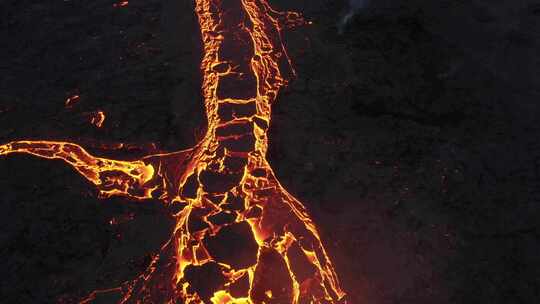 火山，熔岩，流动，喷发