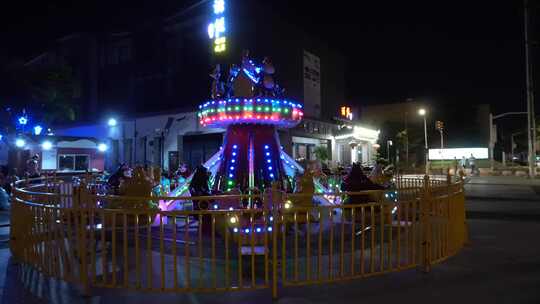 朱家角古镇夜景视频素材模板下载