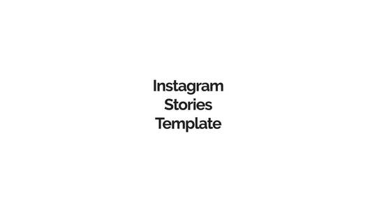 Instagram的故事分屏促销照片展示唯美简洁AE模板